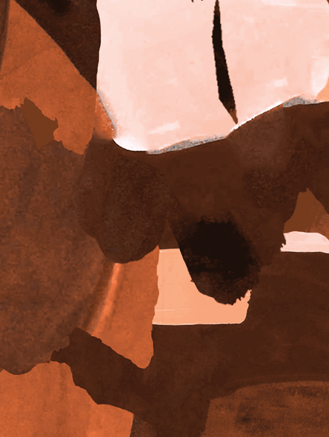 Chocolate flavour pattern in dark, milk and white chocolate layers